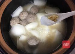牛肉丸白萝卜汤的做法图解6