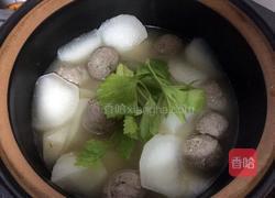 牛肉丸白萝卜汤的做法图解7