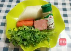 白萝卜丝饼的做法图解1