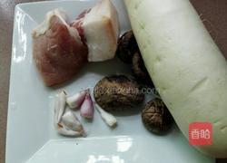 白萝卜肉末盅的做法图解1