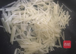 清炒白萝卜丝的做法图解3