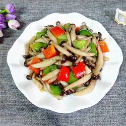 彩椒炒蟹味菇的做法[图]