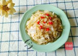 爆炒酸辣卷心菜的做法图解8