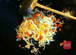 卷心菜肉末炒饭的做法图解9