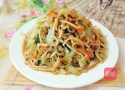 卷心菜炒面的做法图解9