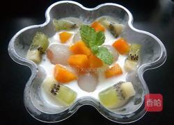 荔枝水果酸奶冰的做法图解5