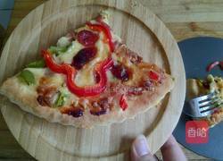 彩椒香肠披萨的做法图解12