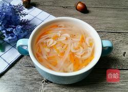 虾皮双萝卜丝汤的做法图解4