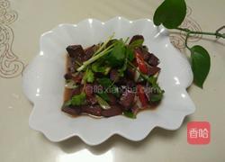 爆炒猪血的做法图解4