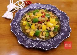 彩椒炒鸡腿菇的做法图解8