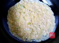 Illustration of how to make mung bean sprout egg cake 8