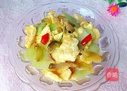 西瓜皮榨菜炒蛋的做法图解9