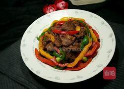 彩椒牛肉的做法图解9