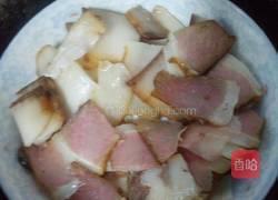豆干炒腊肉的做法图解1
