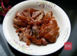 双椒炒肘子的做法图解3