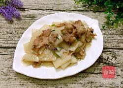 白萝卜炒肉片的做法图解8