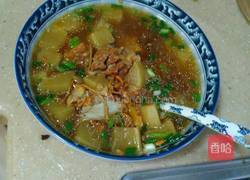 白萝卜北虫草花肉骨头汤的做法图解5