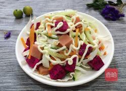 卷心菜果蔬沙拉的做法图解8