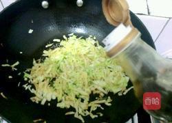 卷心菜炒米饭的做法图解5