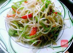 双椒炒绿豆芽的做法图解11