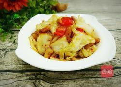 卷心菜炒腊肉的做法图解9