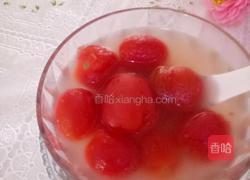 圣女果蜂蜜糖水的做法图解5