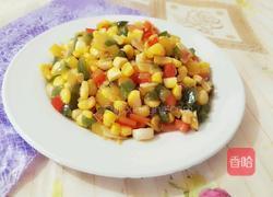 彩椒炒玉米的做法图解8