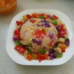 彩椒玉米炒饭的做法[图]