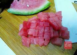 西瓜椰奶昔的做法图解4