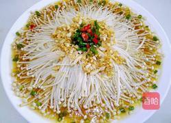 蒜蓉蒸金针菇的做法图解5