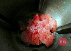 西瓜牛奶冰的做法图解4