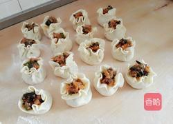 开口烧麦～胡萝卜木耳鲜肉馅的做法图解16