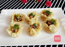 开口烧麦~胡萝卜木耳鲜肉馅的做法图解18