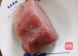 韭花炒肉丝的做法图解1