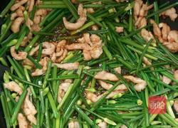 韭花炒肉丝的做法图解8