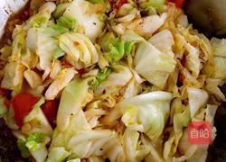 西红柿炒包菜的做法图解5
