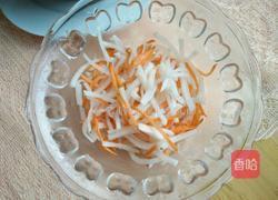 白萝卜丝版老虎菜的做法图解3