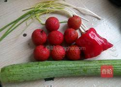 荔枝炒丝条的做法图解1