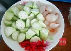 荔枝炒丝条的做法图解2