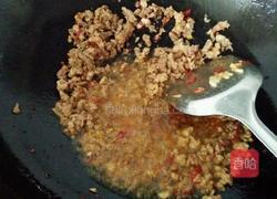 酸豆角炒肉沫的做法图解4