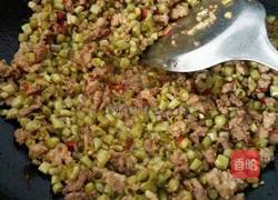 酸豆角炒肉沫的做法图解5