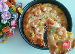 彩椒鲜虾披萨的做法图解7