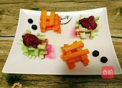 时蔬玫瑰花语的做法图解7