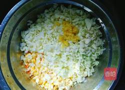 卷心菜玉米包子的做法图解3