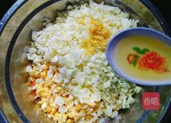 卷心菜玉米包子的做法图解4