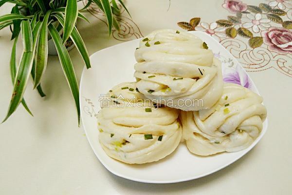 葱花卷的做法 菜谱 香哈网