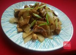 白萝卜炒肉片的做法图解6