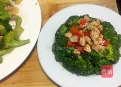 西兰花炒肉的做法图解8