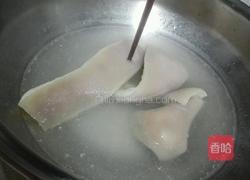 彩椒炒猪皮的做法图解3