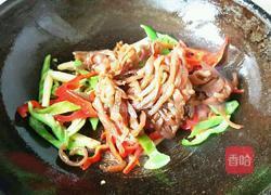 双椒炒猪皮的做法图解7